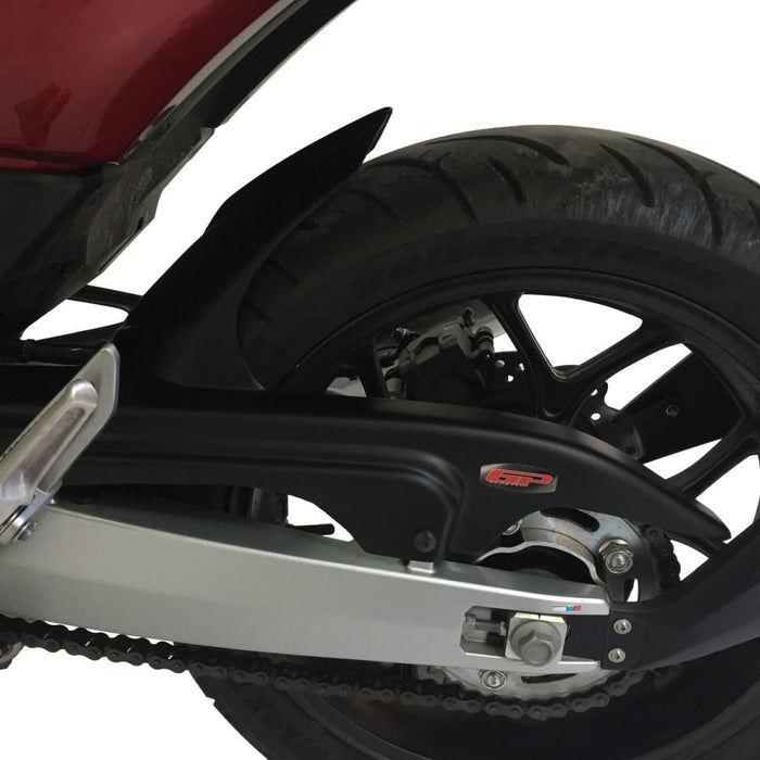 GP Kompozit Chain Guard Short Rear Fender Mudguard Black Compatible For Honda NC700S / NC750S 2012-2020