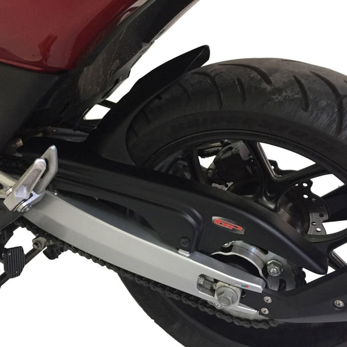 GP Kompozit Chain Guard Short Rear Fender Mudguard Black Compatible For Honda NC700S / NC750S 2012-2020