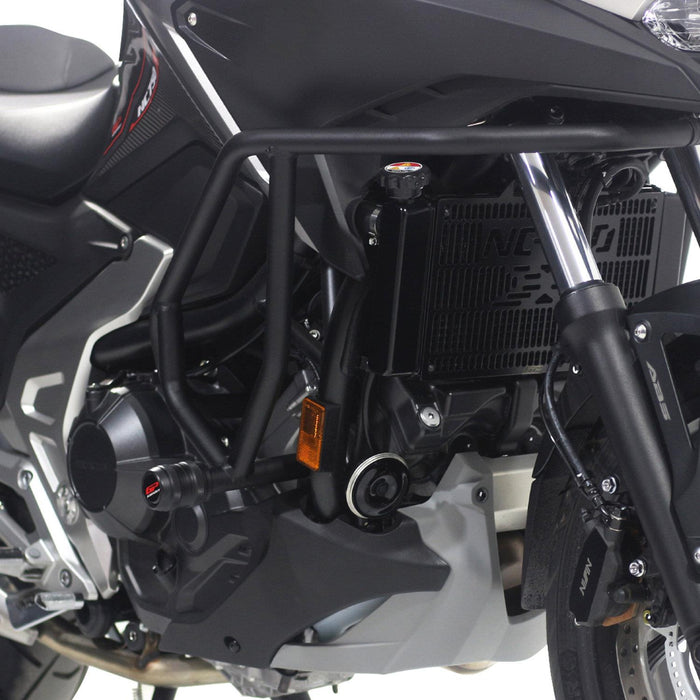 GP Kompozit Protector de barra de choque para motor, color negro, compatible con Honda NC700X / NC750X / NC700S / NC750S 2012-2023 