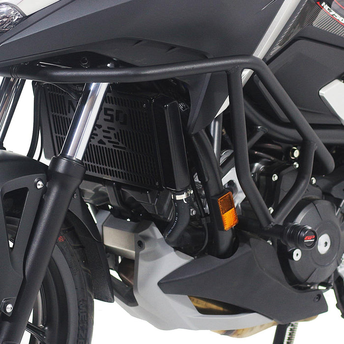 GP Kompozit Protector de barra de choque para motor, color negro, compatible con Honda NC700X / NC750X / NC700S / NC750S 2012-2023 