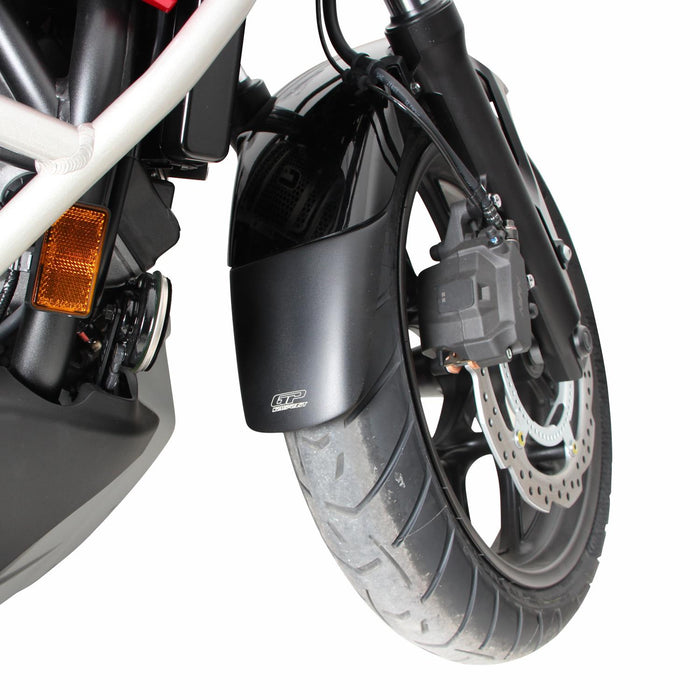 GP Kompozit Front Fender Extender Black Compatible For Honda NC700S / NC750S / NC700X / NC750X 2012-2024