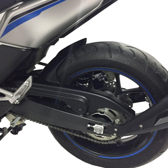 GP Kompozit Garde-boue arrière noir compatible pour Honda NC750D Integra 2014-2020 