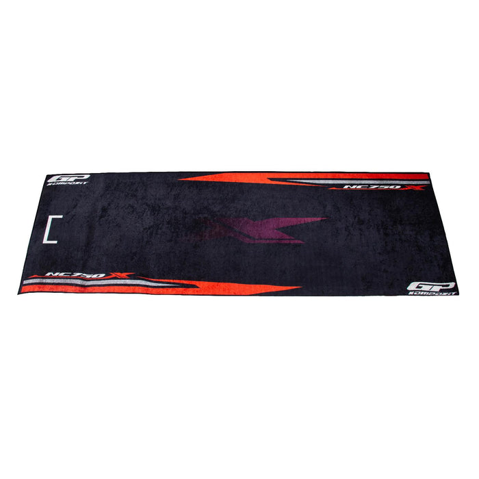 GP Kompozit Motorcycle Mat Black-Red Compatible For NC750X Universal