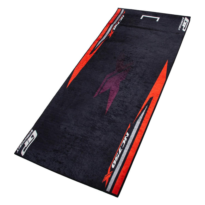 GP Kompozit Motorcycle Mat Black-Red Compatible For NC750X Universal