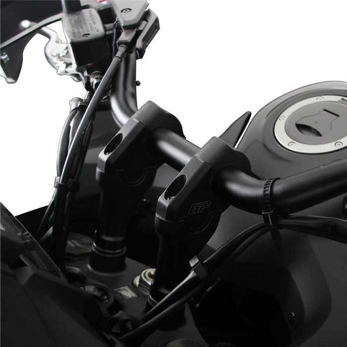 GP Kompozit Handlebar Riser Black Compatible For Honda NT1100 2022-2023