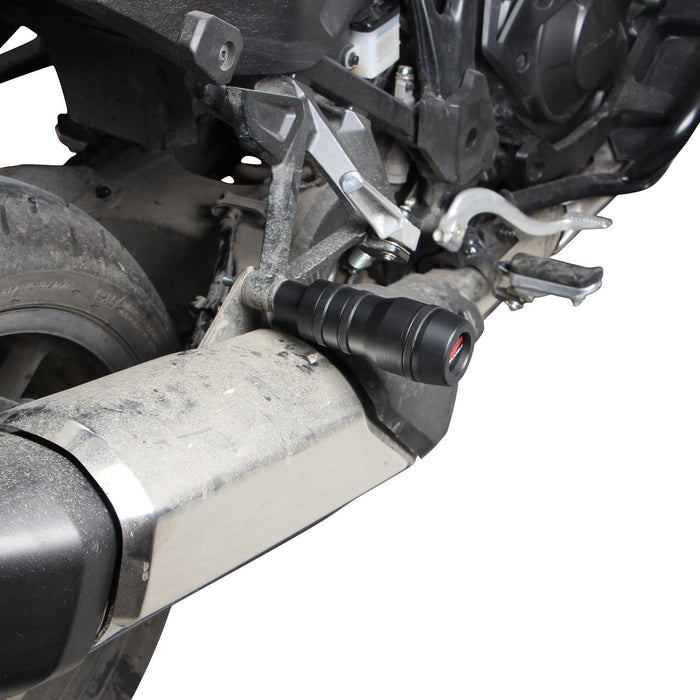 GP Kompozit Exhaust Crash Frame Slider Black Compatible For Honda NT1100 2022-2023