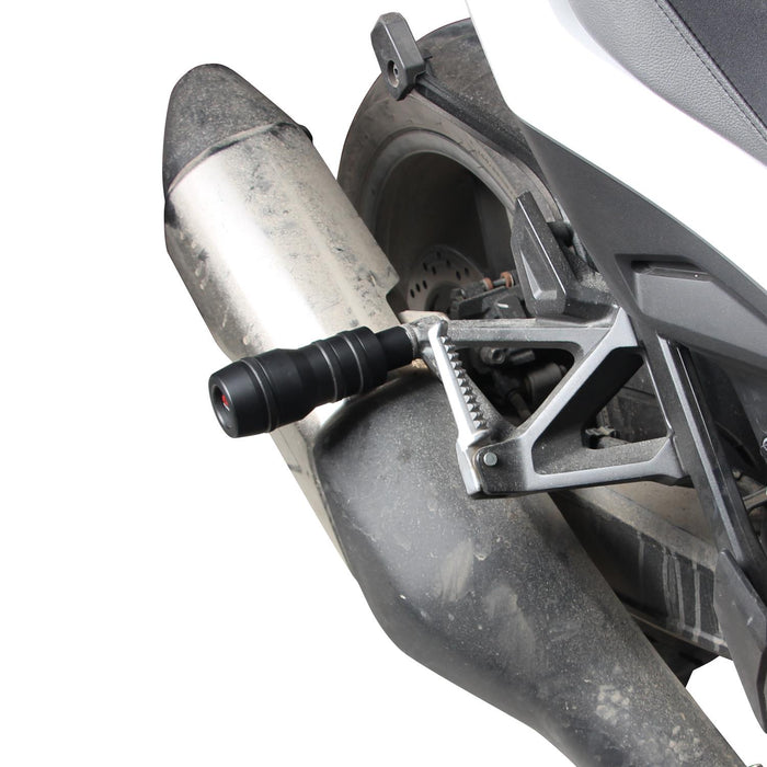 GP Kompozit Exhaust Crash Frame Slider Black Compatible For Honda NT1100 2022-2023