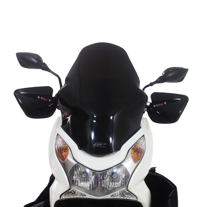 GP Kompozit Windshield Windscreen Black Compatible For Honda PCX125 / PCX150  2011-2013