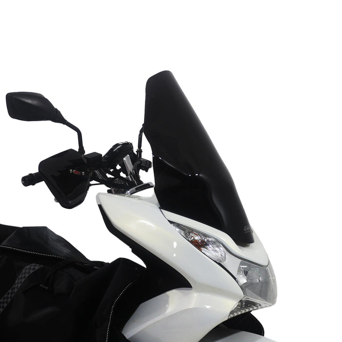 GP Kompozit Windshield Windscreen Black Compatible For Honda PCX125 / PCX150 2011-2013