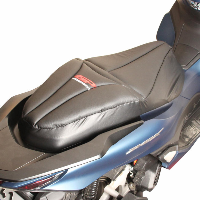 GP Kompozit Motorcycle Seated Cover Protector Waterproof Black Compatible For Honda PCX125 / PCX150 2014-2024