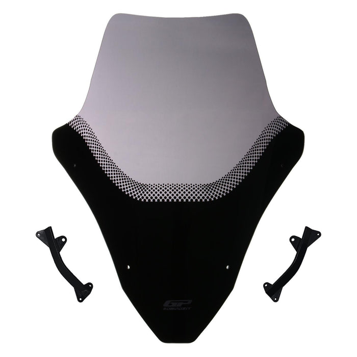 GP Kompozit Pare-brise sport fumé compatible pour Honda PCX125 / PCX150 2021-2023