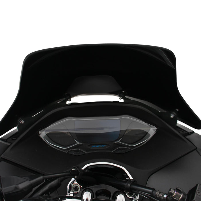 GP Kompozit Sports Windshield Windscreen Black Compatible For Honda PCX125 / PCX150 2021-2024