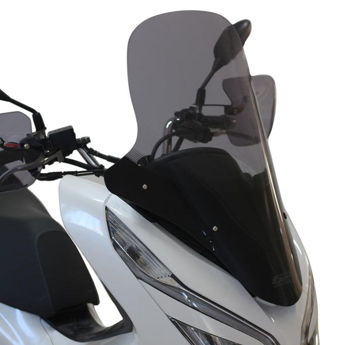 GP Kompozit Windshield Windscreen Black Compatible For Honda PCX125 / PCX150 2018-2020 2018-2020