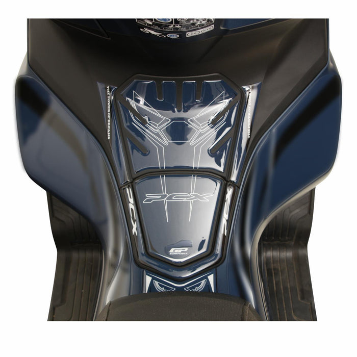 GP Kompozit Tank Pad Blue Compatible For Honda PCX 125 2021-2024