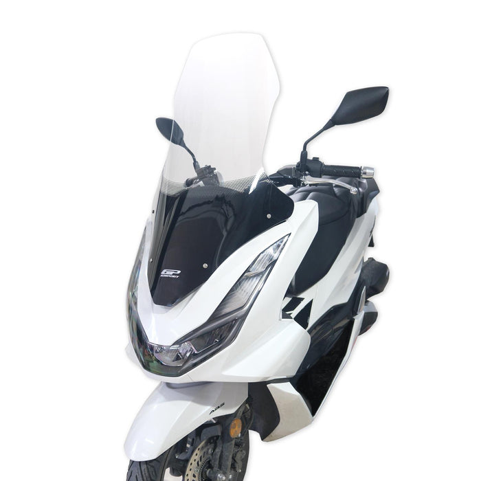 Cúpula de viaje GP Kompozit parabrisas transparente compatible con Honda PCX125 / PCX150 2021-2024