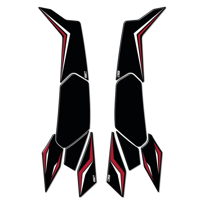 GP Kompozit Side Strip Tank Pad Red Compatible For Honda PCX125 / PCX150 2025