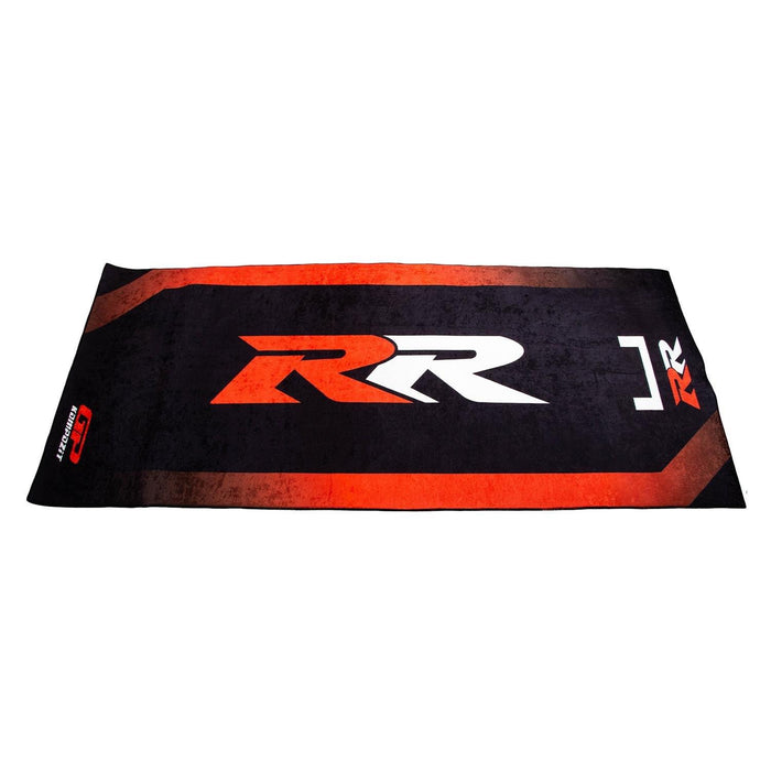 GP Kompozit Motorcycle Mat Black-Red Compatible For RR Universal