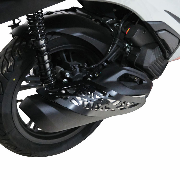 GP Kompozit Exhaust Guard Cover Black Compatible For Honda SH125i 2024