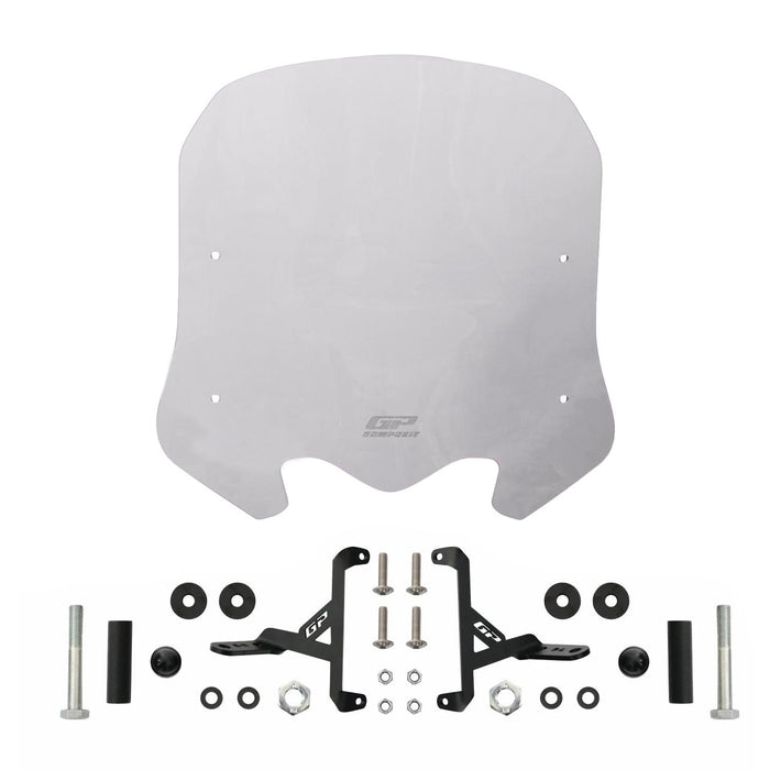 GP Kompozit Windshield Windscreen Smoked Compatible For Honda SH125i  2024-2025