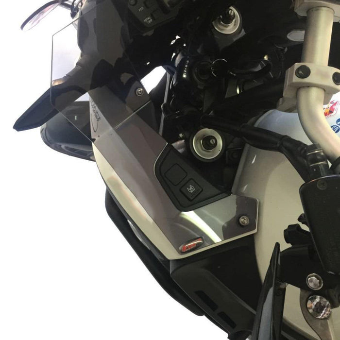 GP Kompozit Side Spoiler Wind Deflector Black Compatible For Honda VFR1200 2012-2015