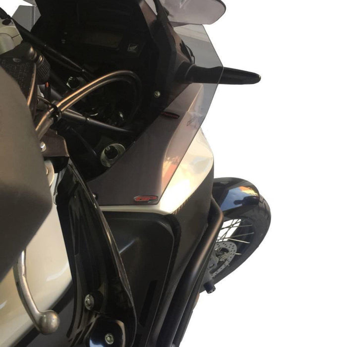 GP Kompozit Side Spoiler Wind Deflector Black Compatible For Honda VFR1200 2012-2015