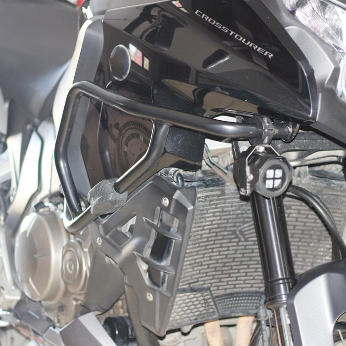 GP Kompozit Engine Guard Crash Bar Protection Black Compatible For Honda VFR1200 2012-2018