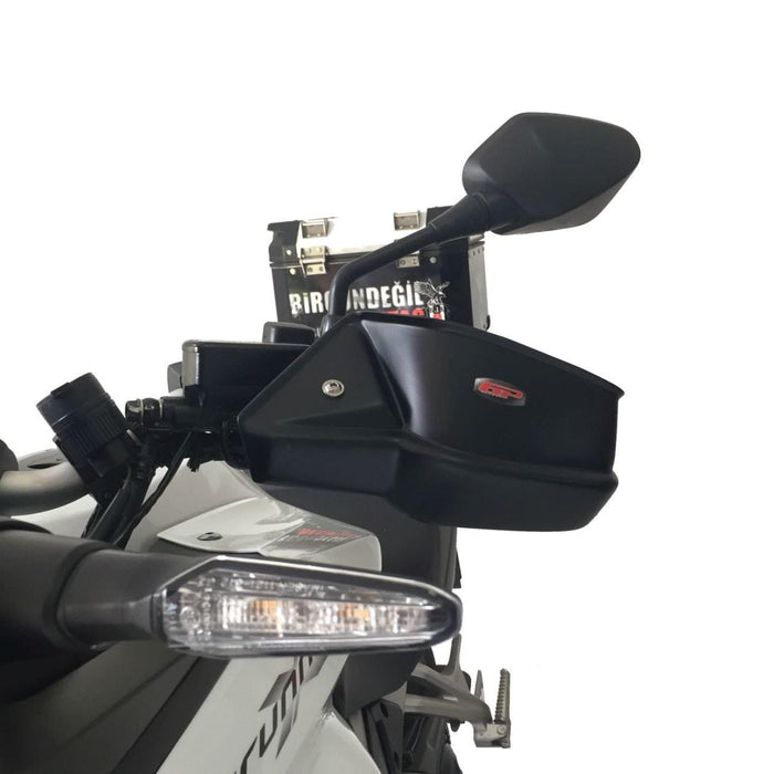 GP Kompozit Protège-mains noir compatible pour Honda VFR800 2015-2018 Crossrunner 