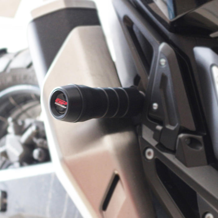 GP Kompozit Exhaust Crash Frame Slider Black Compatible For Honda X-ADV 2017-2024