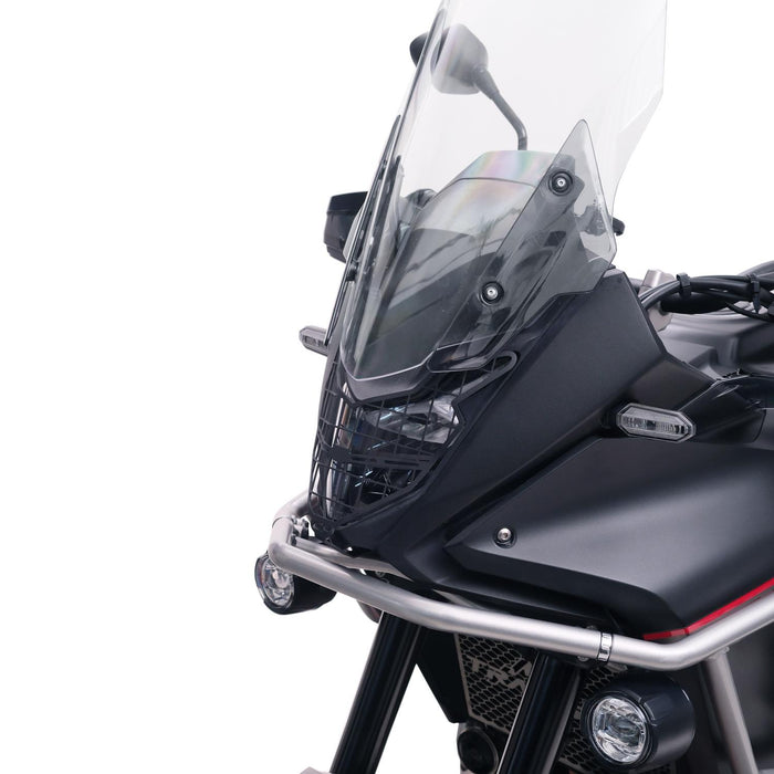 GP Kompozit Headlight Grille Protector Black Compatible For Honda XL750L Transalp 2023-2024
