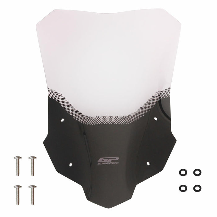 GP Kompozit Parabrisas Transparente Compatible con Honda XL750L Transalp 2023-2024