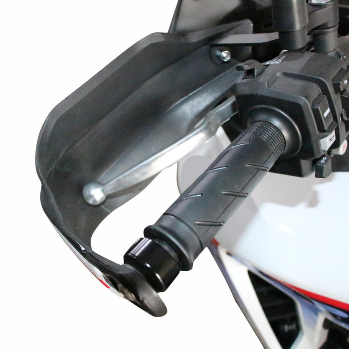 GP Kompozit Cubremanos de Plástico Negro Compatible con Honda XL750L Transalp 2023-2024