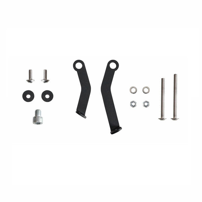 GP Kompozit Cubremanos de Plástico Negro Compatible con Honda XL750L Transalp 2023-2024
