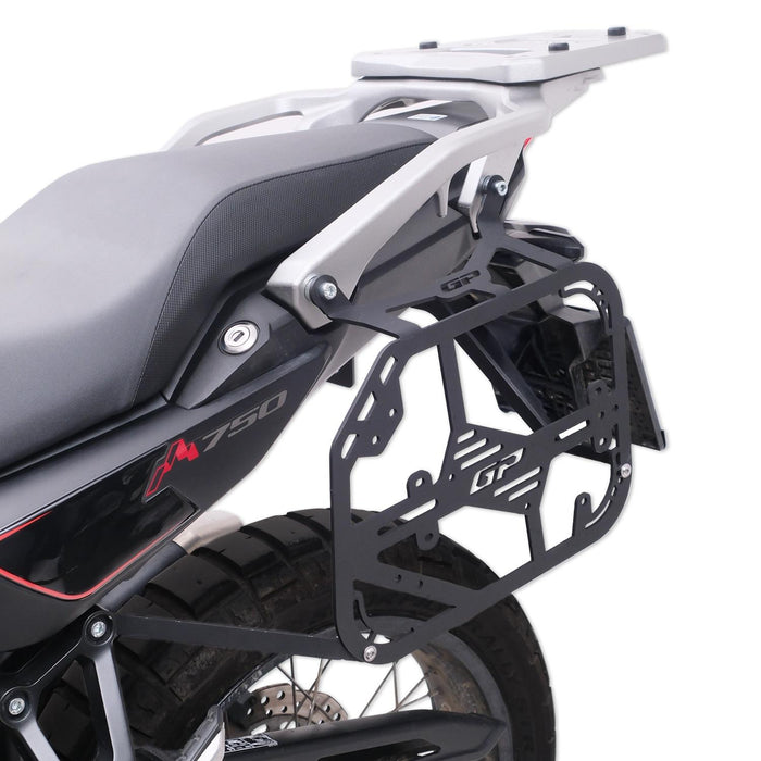GP Kompozit Side Carrier Pannier Rack Black Compatible For Honda XL750L Transalp 2023-2024