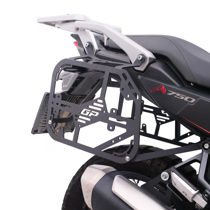 GP Kompozit Side Carrier Pannier Rack Black Compatible For Honda XL750L Transalp 2023-2024
