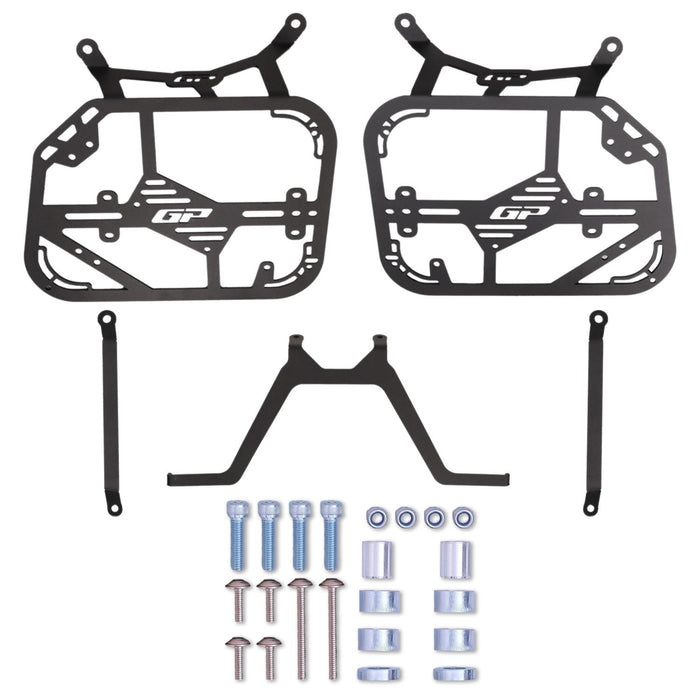 GP Kompozit Side Carrier Pannier Rack Black Compatible For Honda XL750L Transalp 2023-2024
