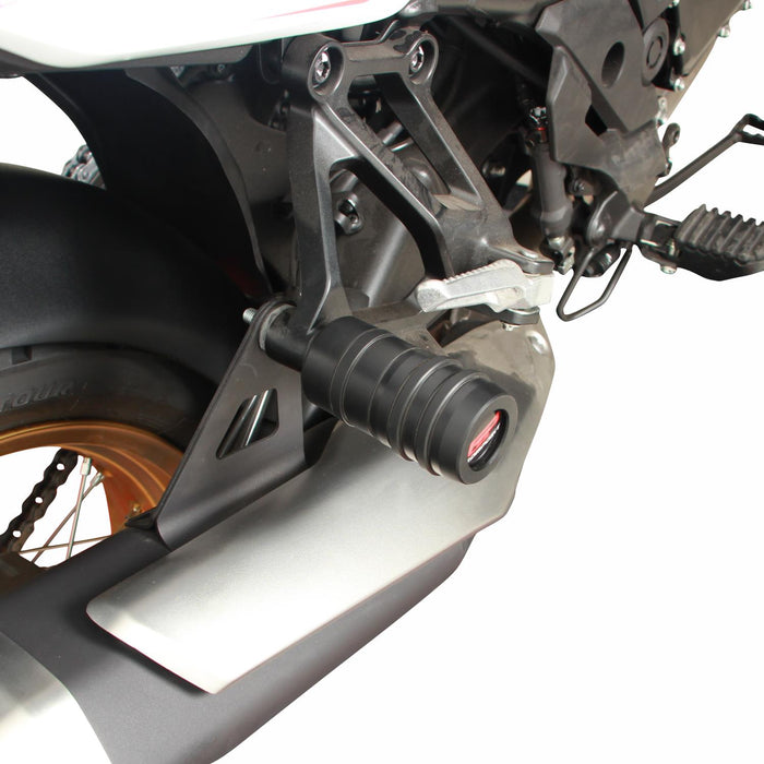 GP Kompozit Exhaust Crash Frame Slider Black Compatible For Honda XL750L Transalp 2023-2024