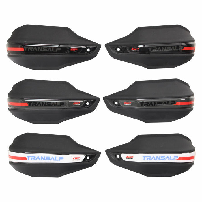 GP Kompozit Plastic Handguard Black Compatible For Honda XL750L Transalp 2023-2024