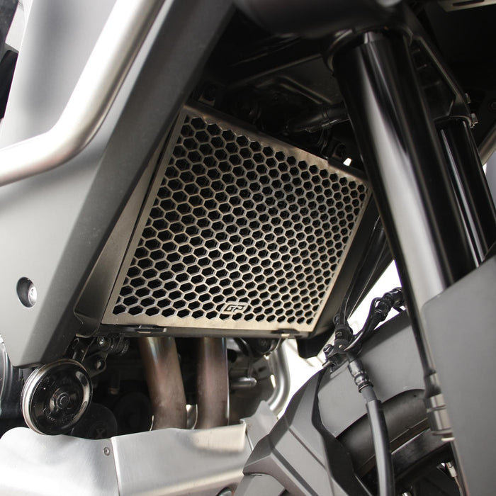 GP Kompozit Radiator Guard Black Compatible For Honda XL750L Transalp 2023-2024