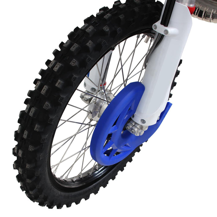 GP Kompozit Juego de protectores de disco delantero de plástico azul compatible con Husqvarna TE 250 2014-2023 