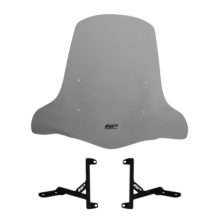 GP Kompozit Windshield Windscreen Smoked Compatible For Kanuni Resa 125  2023