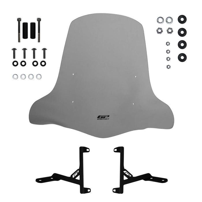 GP Kompozit Windshield Windscreen Smoked Compatible For Kanuni Resa 125  2023