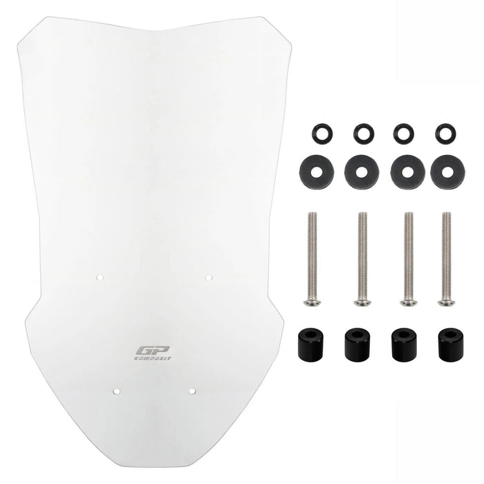 GP Kompozit Windshield Windscreen Transperant Compatible For Kanuni Seha 125 / 150 / 250  2022-2023