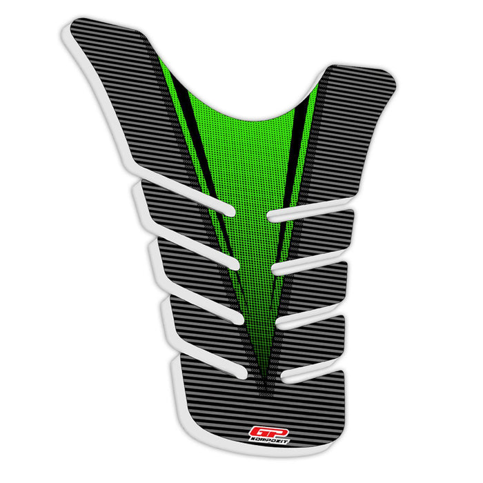 GP Kompozit Tank Pad Green Compatible For Kawasaki Ninja 250SL  2015-2016