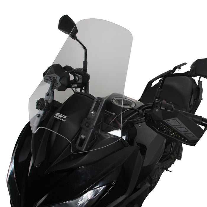 GP Kompozit Windshield Windscreen Smoked Compatible For Kawasaki Versys 650  2015-2018