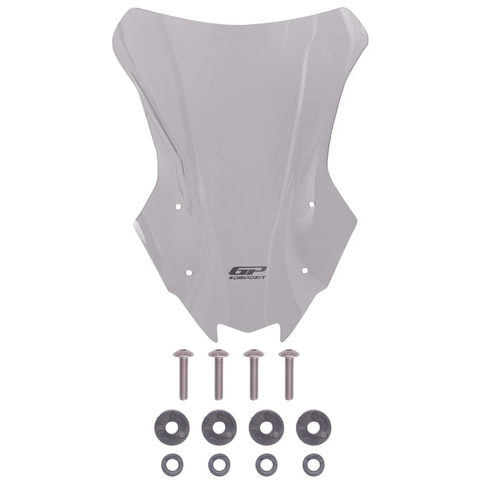 GP Kompozit Windshield Windscreen Smoked Compatible For Kawasaki Versys 650 2023-2025