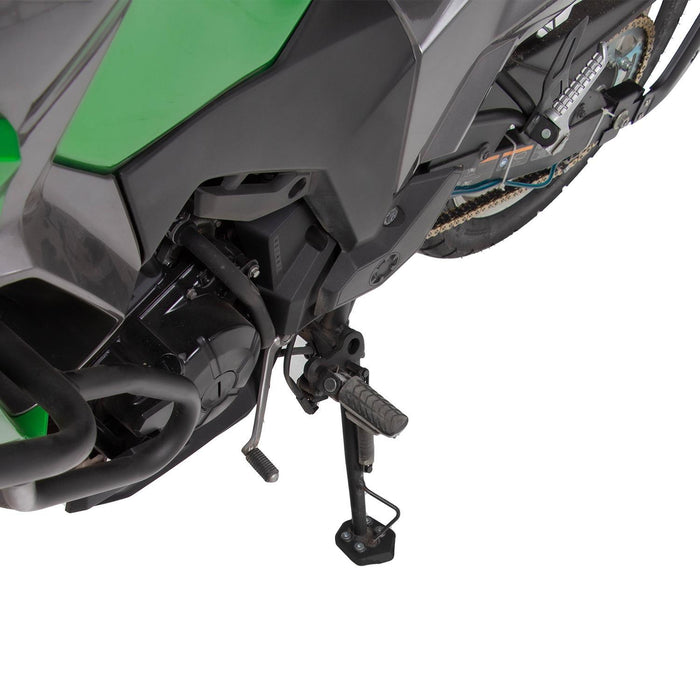 GP Kompozit Kickstand Side Stand Plate Pad Black Compatible For Kawasaki Versys X300 2017-2020