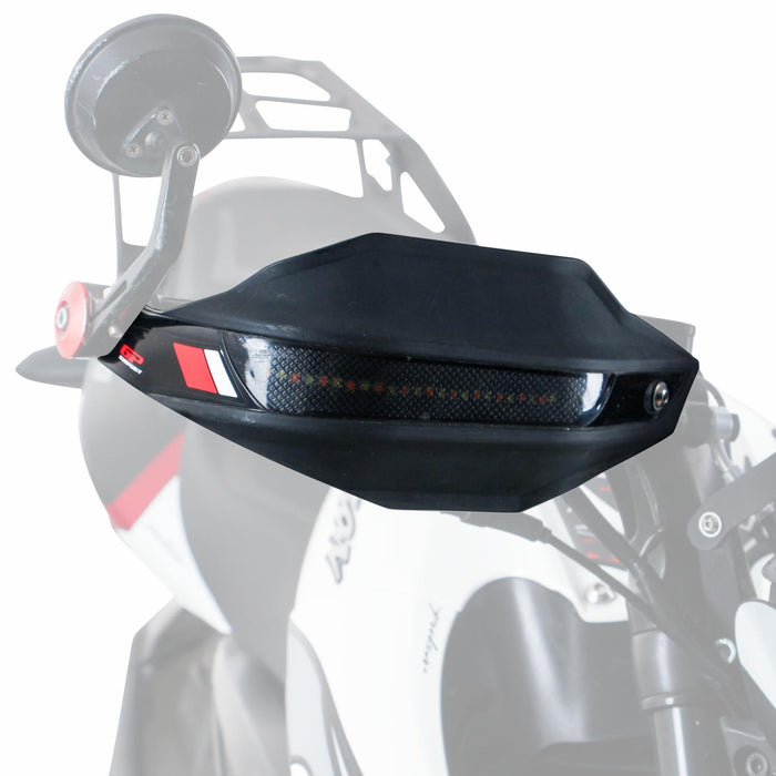 GP Kompozit LED Handguard Lights with Turn Signals Compatible For Kawasaki Versys X300 2017-2020
