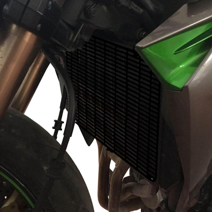 GP Kompozit Radiator Guard Black Compatible For Kawasaki Z1000 2013-2018