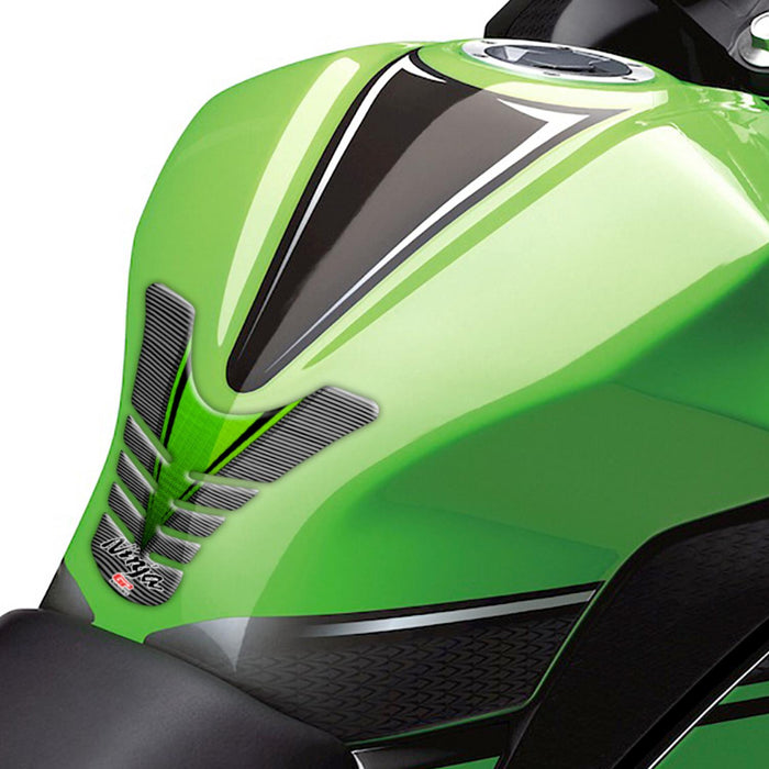 GP Kompozit Tank Pad Green Compatible For Kawasaki ZX-6R 2009-2017