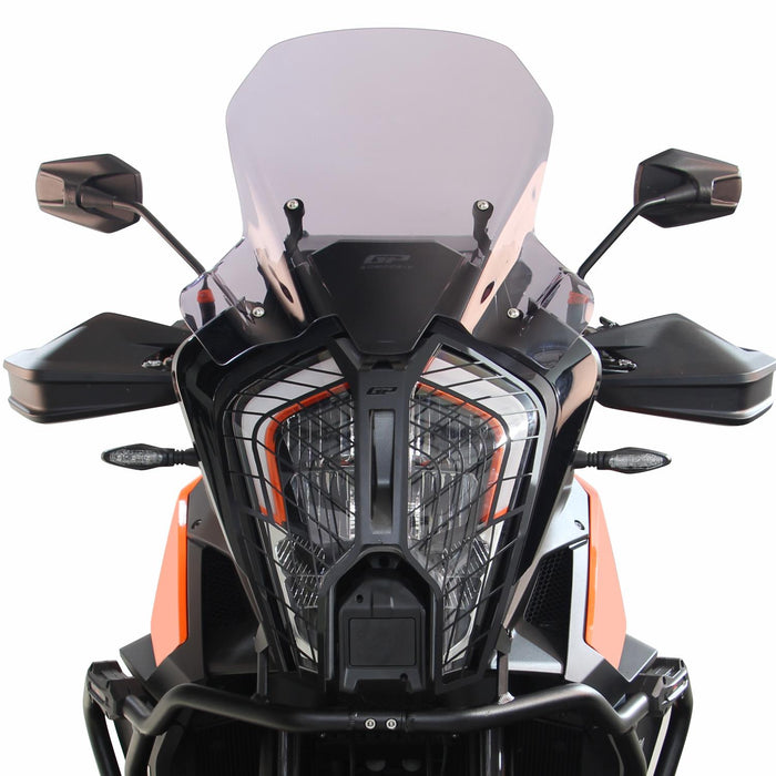 GP Kompozit Windshield Windscreen Smoked Compatible For KTM 1290 Super Adventure 2021-2024